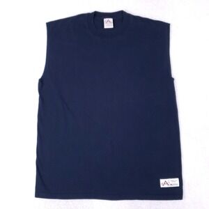 Russell Athletic DAC Athletic Club Tank Top Large Blue
